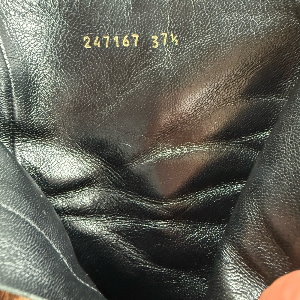 Gucci Leopard Print Ponyhair Heeled Ankle Boots, EU 37.5 - Picture 9 of 14
